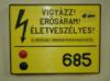 Manyag figyelmeztet tbla