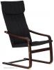 PARIS relax fotel fekete szvet wenge pc