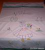 Hmzett pamut vszon fggny 90x60 cm