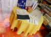 140 cm textil limezld kerek asztaltert