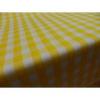 320 cm X 140 cm textil citromsrga kocks asztaltert