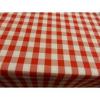 320 cm X 140 cm textil piros kocks asztaltert