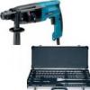 HR2450 Makita fr vskalapcs fr vskszlet 4 24 mm es dbel s tmen furatok ksztse betonba kbe tglba dobozfrs tglba 65 mm ig frs fban s fmben 13 mm es tokmny segtsgvel 45 90