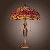 Tiffany stlus kszer rzsaszn asztali lmpa 0923 T26