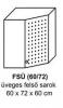MNI FS 60x60 as fels veges sarok elem jobbos
