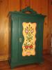 Festett tka kisszekrny Btor Otthon lakberendezs Antik fbl kszlt feljtott festett polcos tka kisszekrny Mret 43 cm x 22 cm x 68 5 Meska