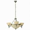 Marbella - Csillr E14 3*60W+3*60W bronz/pezsg.