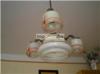 Hirdetsek Antik csillr 4 g srga rz Lmpa csillr vilgts