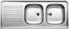 BLANCO R ZS 12X5 2 1200x500 mm ktmedencs csepptlcs teletets rpthet rozsdamentes mosogattlca