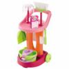 Egy vidm sznekkel tarktott guruls takartszett kislnyoknak Mretei 57x35x31cm Tartozkok szma 9 lapt kefe partvis felmosfa vdr