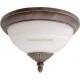 Madrid kltri mennyezeti lmpa D33 5cm Szn antik arany fehr alabstrom E27 2x40W Szllesg M