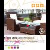 Polyrattan btorok - Home and More - Home and More Csokis sznes mindennapok polyrattan lgarnitra szett