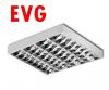 HUNILUX 4x18W T8 EVG Fnycsves mennyezeti parabolatkrs lmpatest tkrs arma