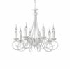 Ideal Lux IL Brandy SP8 Antiko Bianco Klasszikus Csillrfggesztk Ideal Lux lmpa
