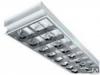 003 lmennyezeti sllyesztett parabolatkrs VVG vasmagos fnycsves lmpatest 2x18W tkrs armatra Electrix