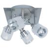 Mennyezeti lmpa 190 mm x 120 mm x 190 mm 230 V 50 Hz GU10 4 x 50 W nikkel