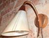 Elad egy 1950 es vekbeli vegburs falikar E14 mignon foglalattal 12 cm szles 21 cm magas a faltl 24 cm t ll ki 3500