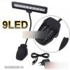 9 ledes rugalmas olvas lmpa USB kbellel
