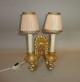 Aranyozott falikar 20 sz els fele Fbl faragott Eredeti fellelt llapotban Mret 36 20 27 cm db Gilded sconce First half of 20th c Carved wood Original as found