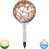 SOLAR goly manyag rattan hats barna 2xLED DM 20cm
