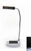 Napenergival mkd usb 4 LED fehr fny rugalmas asztali lmpa