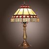 25 W Tiffany stlus veg asztali lmpa galva