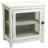 1 polcos fa szekrny koptatott fehr sznben apr drthls ajtval Shabby chic stlus Mrete 40x38x24 cm Szlltsra vonatkoz informcik A termk mrete s slya miatt