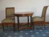 Biedermeier asztal 2 szk