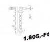 FOREST 167 9563 85 KZP FIKZR FRONT CSAPHOSSZ 41 mm btorzr