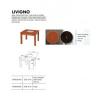 Livigno dohnyzasztal Trpusi tmrfa s edzett veg 2 fle sznben arany cseresznye wenge Livigno dohnyzasztal r 17 900 magassg 46 cm szlessg 60 cm mlysg 60 cm