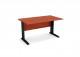 rasztal fekete fmlbbal 140x80 cm MAYAH Premio KM 3 cseresznye