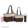 Baby Boom 5 az 1 ben pelenkztska barna pink
