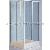 SAPHO Aqualine KNS szgletes zuhanykabin KNS C 80 Aqualine KNS szgletes zuhanykabin KNS C 80 fehr profillal 3 5 mm es polystyren betttel csszkval