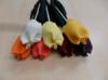 Citromsrga egyszn textil tulipn
