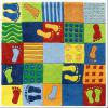 HABA sznyeg apr lbakkal Vidm gyerek sznyeg lbnyomokkal Anyaga akril textil htoldallal Mrete 120x120cm