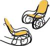 Thonet egyenslyoz szk Stock illusztrci