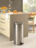 Brabantia Pedlos szemetes 30 literes manyag vdrrel Matt Steel sznben