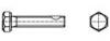 DIN933 Hatlapfej tvigmenetes csavar TUFLOK Hexagon head screws fully threaded with Tuflok patch
