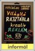 Vilgt LED rajztbla, kreatv reklm