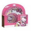 Hello Kitty tkszlet 3 rszes manyag