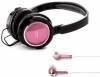 Lenco HEP 100 fej s flhallgat szett kett az egyben pink