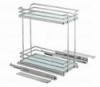 Drt kosr kt polccal HPL fa fenkkel Teljes kihzs tomptssal elltva Mretek szlessg X mlysg X magassg Kihzhat sn 300 mm es 264 x 470 x 520 mm Kihzhat sn 400 mm es 364 x 470 x 520 m