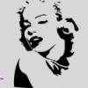 Falmatrica Monroe 2 Dekorci Otthon lakberendezs Kp Falmatrica Fot grafika rajz illusztrci Nagyod dekoratv kp Falra vagy ms hasznlati trgyra ragaszthat matrica Brhov ahov csak sz Meska