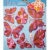 3D csillogs pillangk falmatrica dekorcis matrica Az v mrete 30 x 30 cm Dekorlhat
