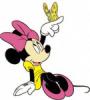Habszivacs fali dekor Minnie