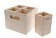 Fa doboz kszlet 18 x 14 5 cm s 4 db 8 x 14 cm natr 3 rszes