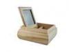 Fa doboz kzepes tkrs tetvel 13x13x5 cm