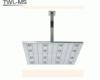 Mret 400 x 400 mm Hydropower zuhanyfej csatlakoz csvel Kk szn vzramls ltal generlt LED vilgtssal Ajnlott csaptelep csald nem rsze Tower Grande Art line Rettangoli