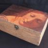 Fadoboz 9x27x18 cm Otthon lakberendezs Troleszkz Doboz Fadoboz 9x27x18 cm melynek fedelre Giovanni Antonio Boltraffio Mria gyermekvel c kpnek rs Meska