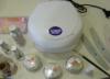 A kszlet tartalma 2 9w os uv lmpa Crystal Nails 15ml clear I pt uv zsel Crystal Nails 15ml rzsaszn pt uv zsel Crystal Nails 15ml fehr uv zsel Primer tapads elsegt 15ml Nail Prep elk